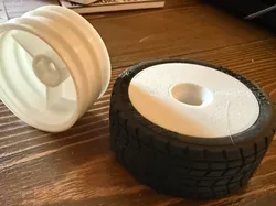 Parametric RC Car 12mm Hex Wheel - Free 3D Print Model