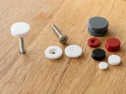 Parametric Screw Cap & Washer (Snap-Fit)  - Free 3D Print Model