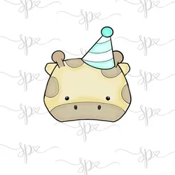 Party Giraffe Face Cookie Cutter