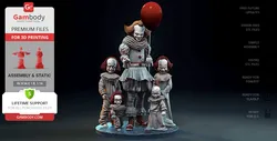 Pennywise IT Diorama - STL files for 3D Printing
