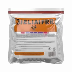 Realistic of Medical Grade Specimen Transport Bag with Biohazard Markings