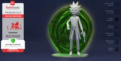 Rick Sanchez - Cartoon 3D Models & STL Files