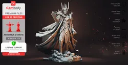 Sauron Lord Of The Rings - 3D Printing Files