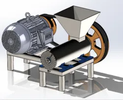 Screw Feed Pellet Machine