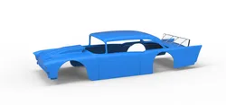 Shell of Vintage Asphalt Modified stock car V9 Scale 1 to 25 3D Print Model in Vehicle 639571