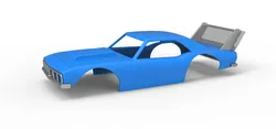 Shell of Vintage Semi-Late Model Stock Car Scale 1 to 25 3D Print Model in Vehicle 639033
