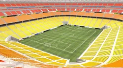 Soccer football stadium