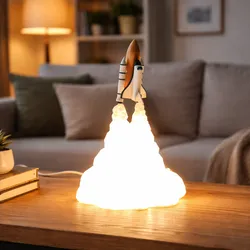 Space Rocket Lamp