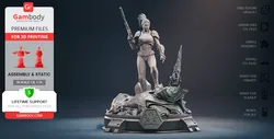 StarCraft Ghost Kerrigan - STL files & 3D Models