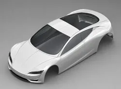 Tesla Roadster surface Modeling