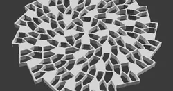 Tessellation Spiral Tilling