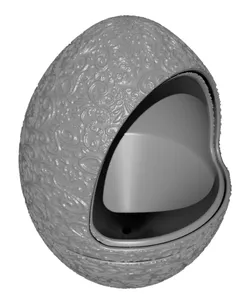Textured Planetary Egg Container