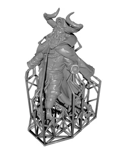 Tiefling Noble - With Free Dragon Warhammer - 5e DnD Inspired for RPG and Wargamers