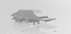 Trailer old brazil 2axles 3D Print Model in Vehicle 639531