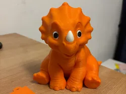 Triceratops Piggy Bank - Free 3D Print Model