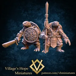 Turtle Guard (sword and spear ver.)
