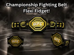 UFC Championship Flexi Belt Fidget - Free 3D Print Model
