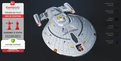 USS Voyager - STL files for 3D Printing