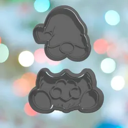VAlentines Day Gnome Cookie Cutter Set
