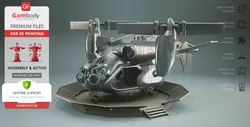 Vertibird Fallout 3D models - STL files