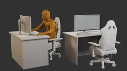 Video Game Player VGP1 006 3D Print Model in Figurines 638936