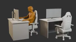 Video Game Player VGP1 008 3D Print Model in Figurines 638940