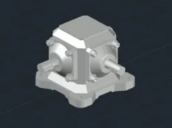 WPA Wormgear Speed Reducer Gearbox-AutoCAD Design