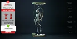 Xenomorph in Incubator - 3D Printing Files