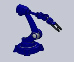 6-Axis Articulated Industrial Robot - Heavy Duty Design