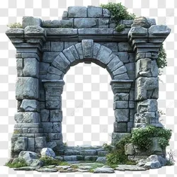 Ancient Ruined Archway – Fantasy Portal Entrance