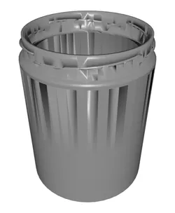 Basic jar with threaded lid