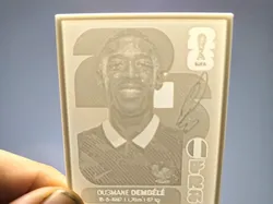 Cromo en 3D de Dembélé (Album Panini 2026) - Modelo de impresión 3D gratuito