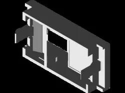 Euro Module for Dual LC Fibre Coupler