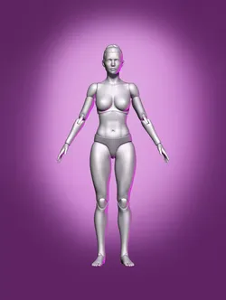 Female Articulated Action Figure