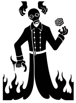 Free Digital Art STL Download - Gasman Demon stencilby SMT_M 🦊