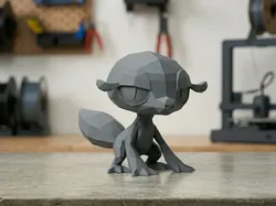 Gecqua bajo poligonaje - Modelo de impresión 3D gratuito