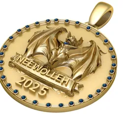 Golden Dragon Medallion Pendant 2025
