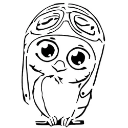 Gratis Home Decorations & Ornaments STL indir - Schattige vogel sjabloon - SMT_M 🦊