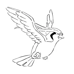 gratuită de Digital Art STL Descărcare - 018 Șablon Pidgeot + 2D - SMT_M 🦊