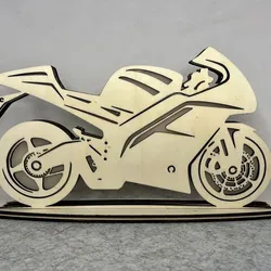 Laser Cut File Superbike lamp