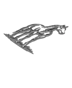 Majestic Standing Horse Silhouette Wall Art Home Decor