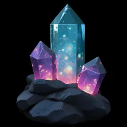 Mystical Galaxy Crystals STL