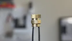 Parametric Brass Threaded Heat-Set Insert Library (M2–M6, 18 Sizes)