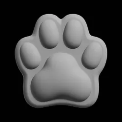 Paw Print Animal Decor Model