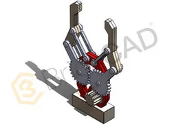 Robot Gripper – Adaptive End Effector CAD Model | Precision Robotic Handling Design
