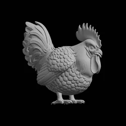 Rooster Animal Sculpture