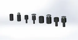 Screws and nuts.