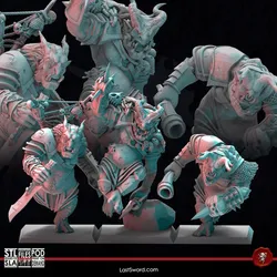 Trolls of the Ashes | Pre-Supported | 30mm Sea of the Ashes