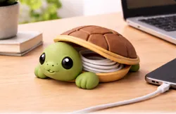 Turtle Shell Cable Organizer – Cute Desk Cable Management STL | Turtle Cable Holder