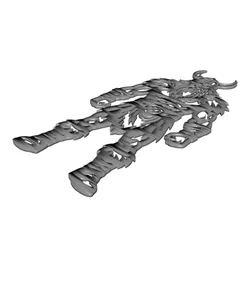 Viking Warrior 2D Wall Art.stl
